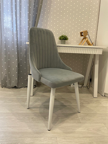 Стул на металлокаркасе Kora black / gray фото покупателя 428