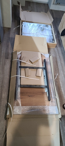 Стол раскладной Лота Лофт 120 25 мм юта / черный матовый фото покупателя 351