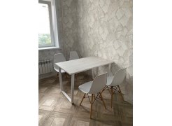 Стол Лота Лофт 140 25 мм юта / белый матовый фото покупателя 667