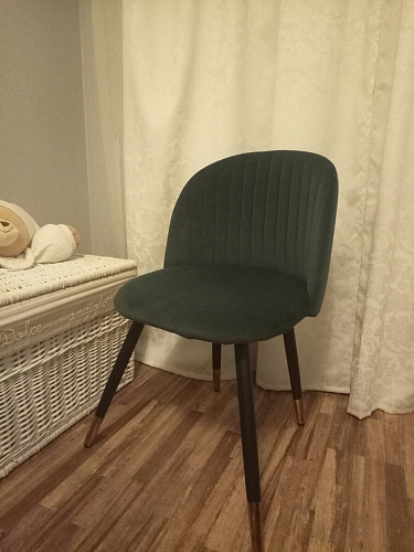 Стул на металлокаркасе Gabi-1 wine red / black фото покупателя 942