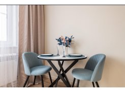 Стул на металлокаркасе Gabi 1 gray / black фото покупателя 651