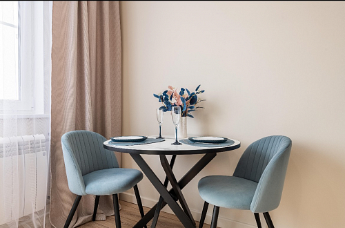 Стул на металлокаркасе Gabi 1 light purple / black фото покупателя 651