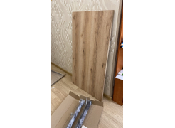 Стол Тринити Лофт 120 32 мм бетон / черный матовый фото покупателя 405