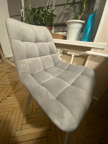 Стул на металлокаркасе Челси бирюзовый / черный фото покупателя 163