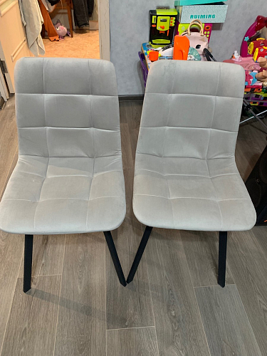 Стул на металлокаркасе Чилли горчичный / черный фото покупателя 545