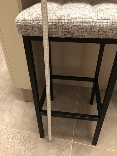 Барный стул Лофт линкольн белый / белый матовый фото покупателя 233