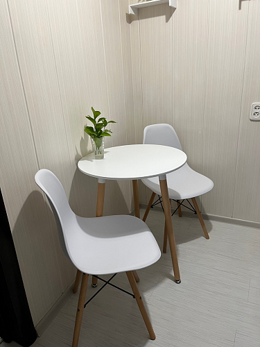 Стол Lorini 80 white / wood фото покупателя 11