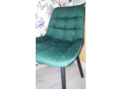 Стул на металлокаркасе Челси серый 02 / черный фото покупателя 145