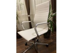 Компьютерное кресло Reus черная сетка / хром фото покупателя 16