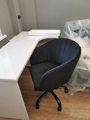 Компьютерное кресло Тибо светло-коричневый / белый фото покупателя 165