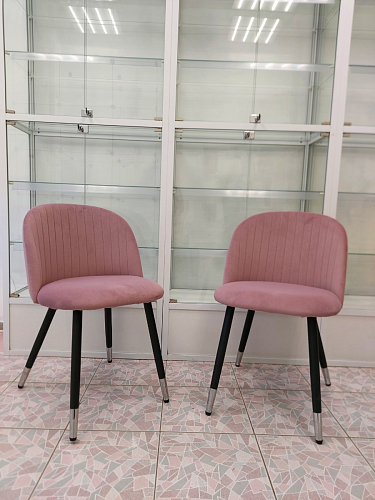 Стул на металлокаркасе Gabi 1 light purple / black фото покупателя 93