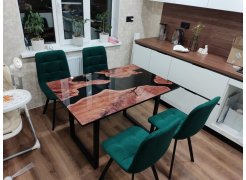 Стул на металлокаркасе Чилли горчичный / белый фото покупателя 228