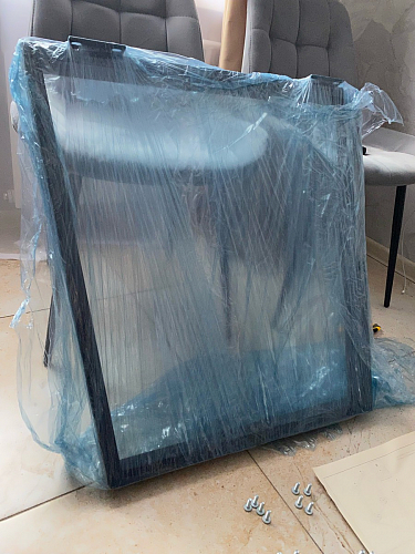 Стол раскладной Лота Лофт 120 25 мм юта / черный матовый фото покупателя 332