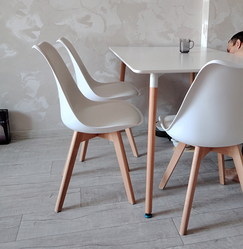 Стол Table 110 white / wood фото покупателя 24