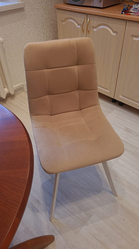 Стул на металлокаркасе Чилли синий / белый фото покупателя 948