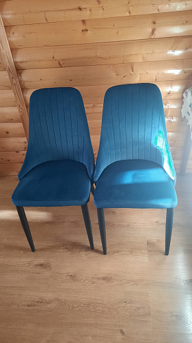 Стул на металлокаркасе Kora black / gray фото покупателя 320