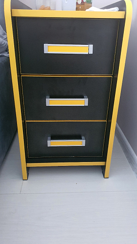 Тумба Ханна черная / красная  - Уцененный экземпляр фото покупателя 41