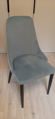 Стул на металлокаркасе Kora dark gray / black фото покупателя 402