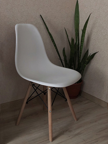 Пластиковый стул Eames PC-015 желтый фото покупателя 13