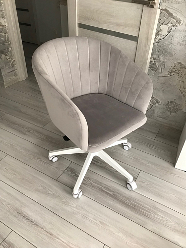 Компьютерное кресло Тибо светло-коричневый / белый фото покупателя 21