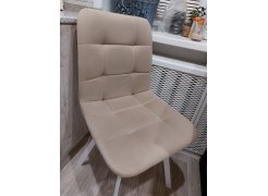 Стул на металлокаркасе Чилли горчичный / белый фото покупателя 66