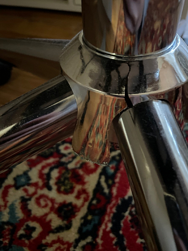 Компьютерное кресло Reus черная сетка / хром фото покупателя 66