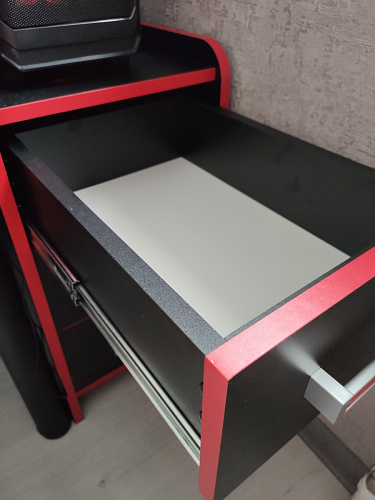 Тумба Ханна черная / красная  - Уцененный экземпляр фото покупателя 68