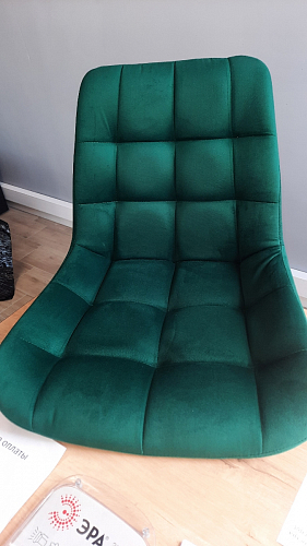 Стул на металлокаркасе Челси велюр коричневый / черный каркас фото покупателя 255