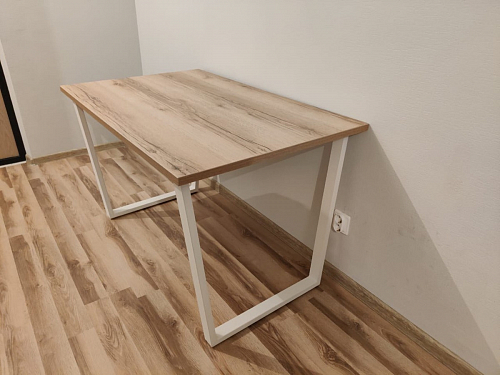 Деревянный стол Лота Лофт 120x75 дуб крафт табачный / черный матовый фото покупателя 545