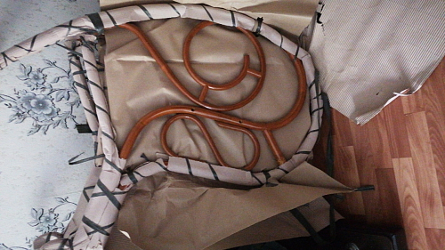 Кресло-качалка Milano/Милано ротанг коньяк фото покупателя 9