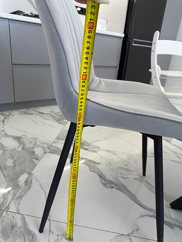 Стул на металлокаркасе Седа К латте / черный фото покупателя 201