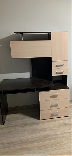 Стол компьютерный Джаз-17 белый правый фото покупателя 63