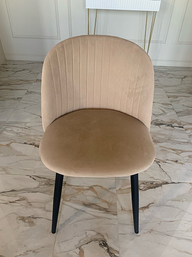 Стул на металлокаркасе Gabi 1 light purple / black фото покупателя 723