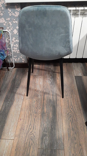 Стул на металлокаркасе Capri blue / white фото покупателя 77