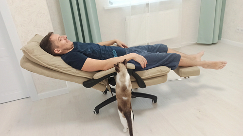 Компьютерное кресло Rapid серое фото покупателя 160