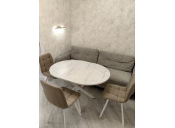 Стул на металлокаркасе Чилли светло-серый / черный фото покупателя 522