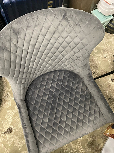 Стул на металлокаркасе Чилли бежевый / белый каркас фото покупателя 965