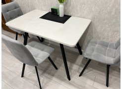 Стул на металлокаркасе Чилли светло-серый / черный фото покупателя 144