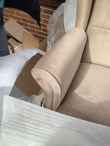 Компьютерное кресло Benefit/Бенефит флок бежевый 7 фото покупателя 24