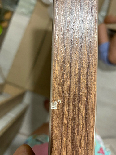 Стол Тринити Лофт 120 32 мм бетон / черный матовый фото покупателя 267