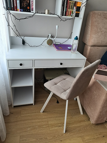 Стул на металлокаркасе Чилли бирюзовый / черный фото покупателя 1079