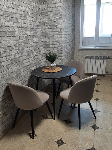 Стул на металлокаркасе Gabi gray / black фото покупателя 258