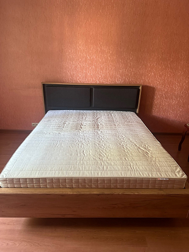 Двуспальная кровать Клауд 160х200 парящая дуб крафт золотой / антрацит фото покупателя 195