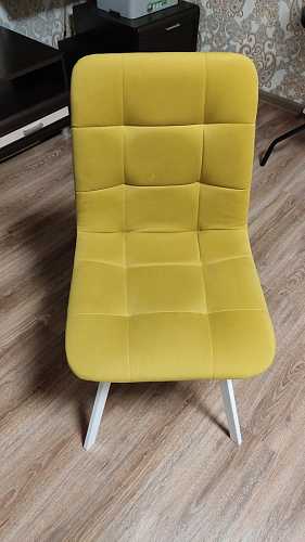 Стул на металлокаркасе Чилли К кирпичный / черный фото покупателя 200