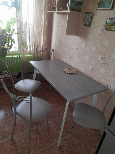 Стол Тринити Лофт 120 25 мм черный матовый / дуб делано темный фото покупателя 132