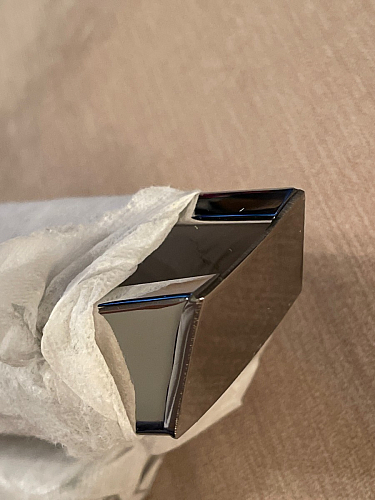 Стеклянный стол Roko 90 chrome фото покупателя 3