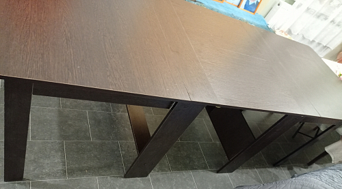 Стол обеденный раздвижной СтК7 венге фото покупателя 100