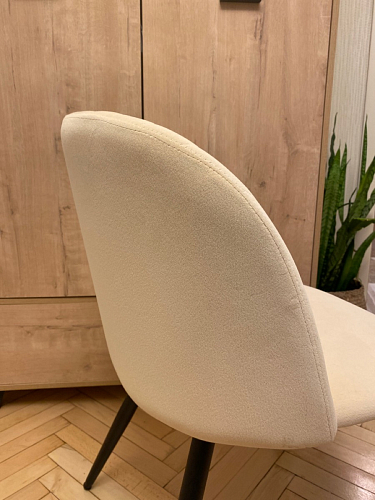 Стул на металлокаркасе Gabi 1 light purple / black / gold фото покупателя 224