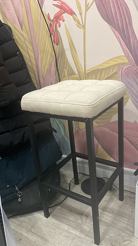 Барный стул Лофт катания минт / белый матовый фото покупателя 150