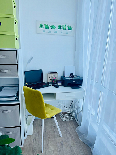 Стул на металлокаркасе Чилли зеленый / черный фото покупателя 792